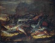 Still-life with fish. Giuseppe Recco